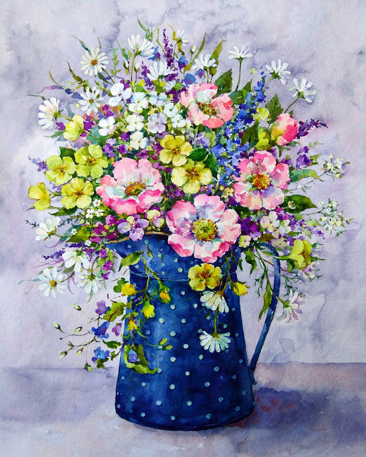 Painting by numbers - MG2180e - Wildflower Bouquet Image 1