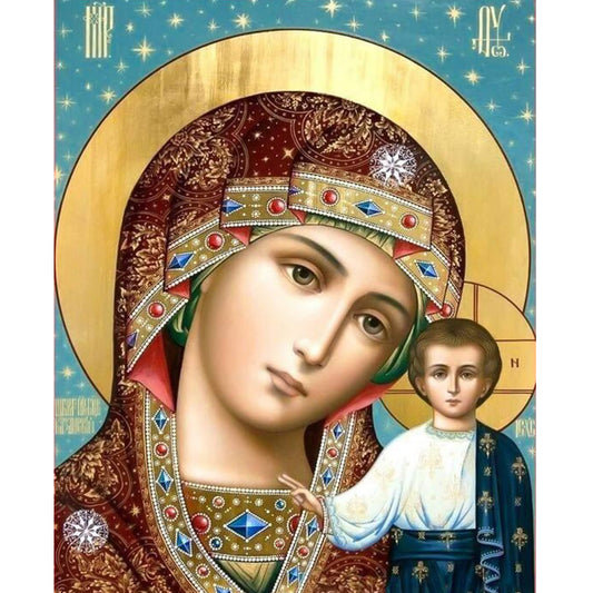 Painting by numbers - MG2426e - Mother of God of Kazan Image 1