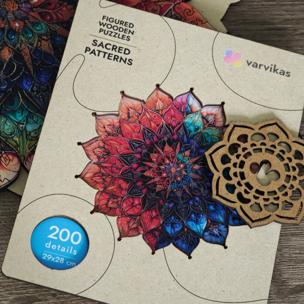 PW049E - Drewniane łamigłówki „Święte wzory”