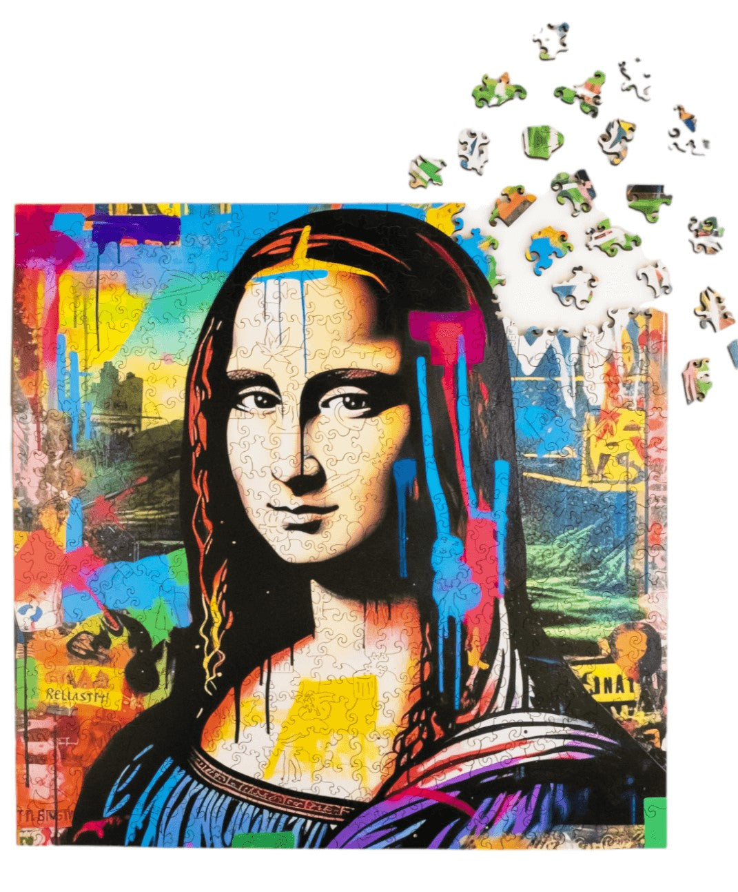 Wooden puzzles - PW027e - Mona Lisa Image 2