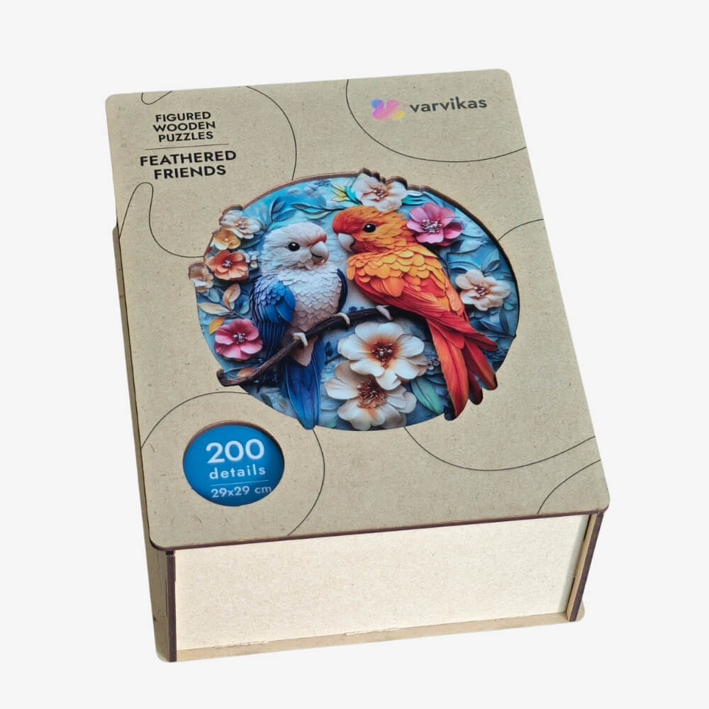 PW041E - Дерев’яні головоломки "Пернатні друзі"