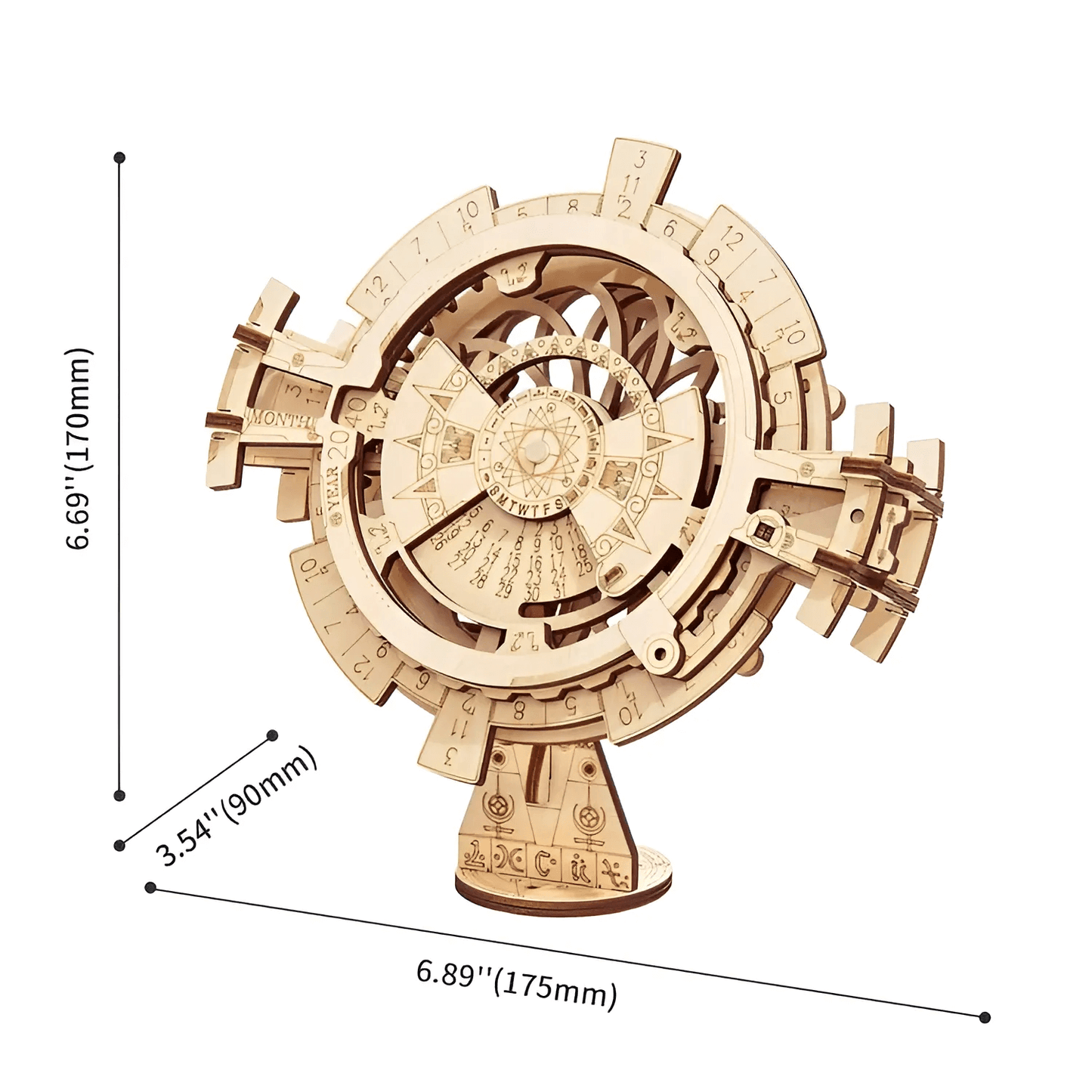 Wooden constructors - RK015e - Perpetual Calendar Image 6