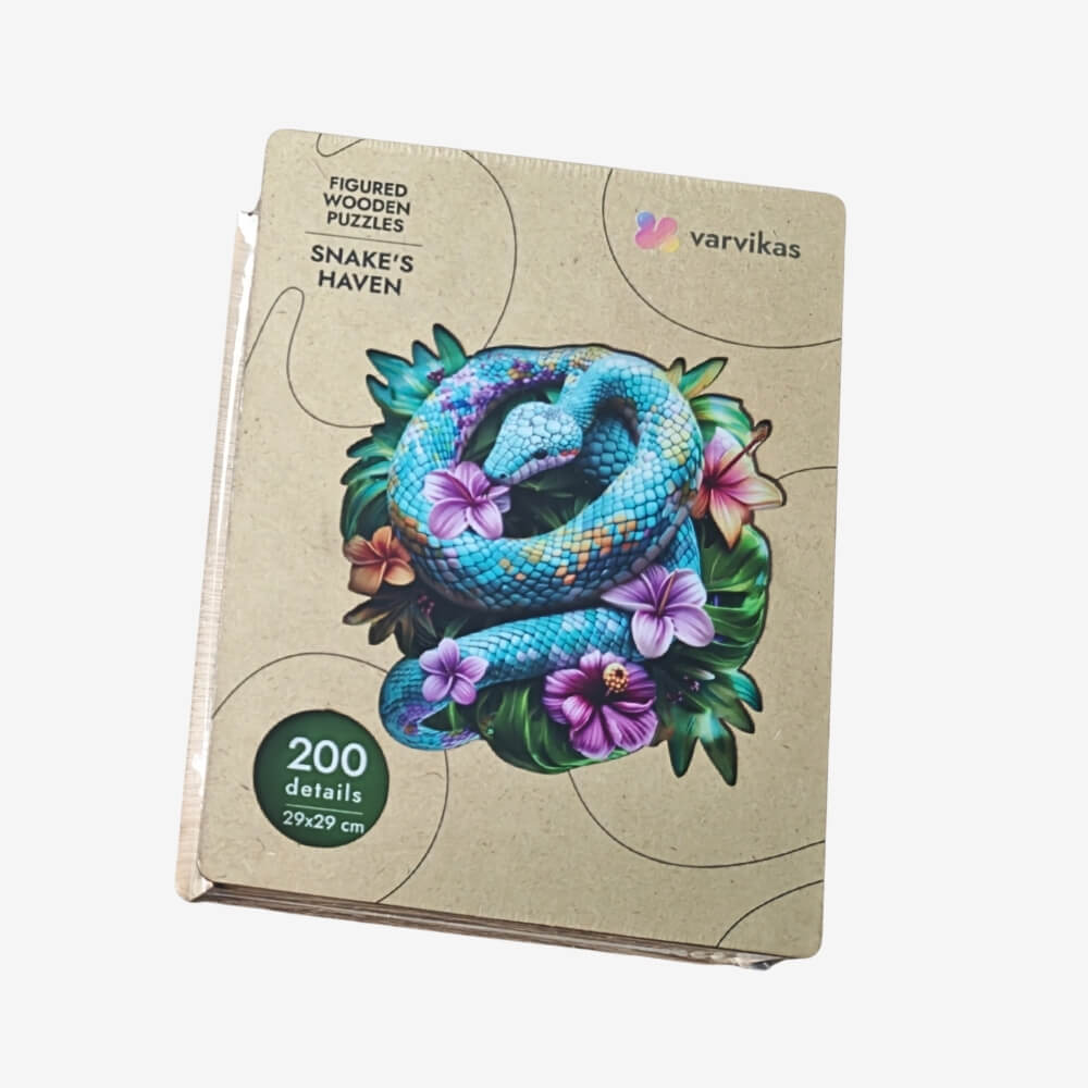PW045E - Drewniane łamigłówki „Snake's Haven”