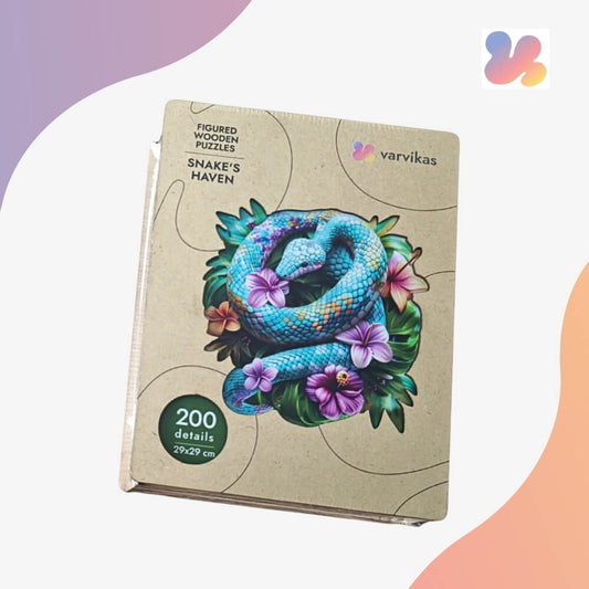 PW045E - Holzrätsel "Snakes Haven"