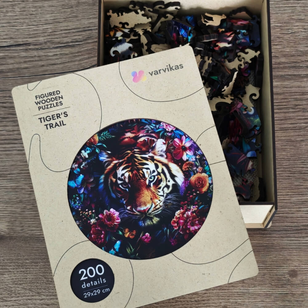 PW043E - Holzrätsel "Tiger's Trail"