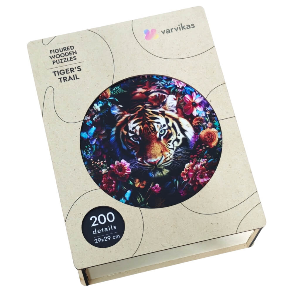 PW043E - Holzrätsel "Tiger's Trail"