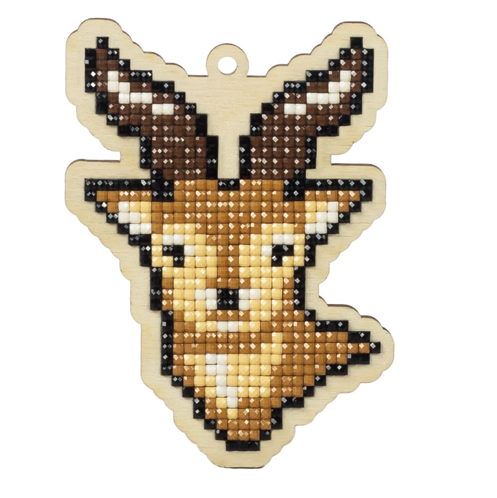 Diamond painting - U0128e - Pendant "Mountain deer" Image 1