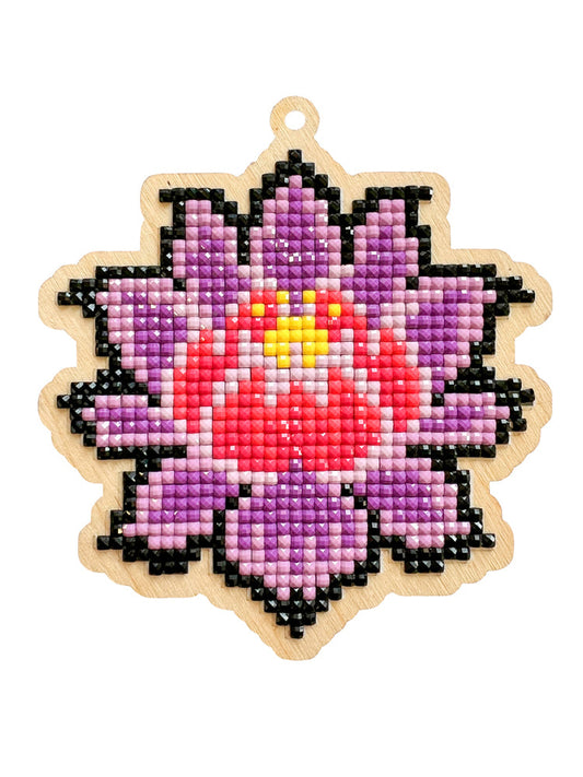 Diamond painting - U0139e - Pendant "Magic lotus" Image 1