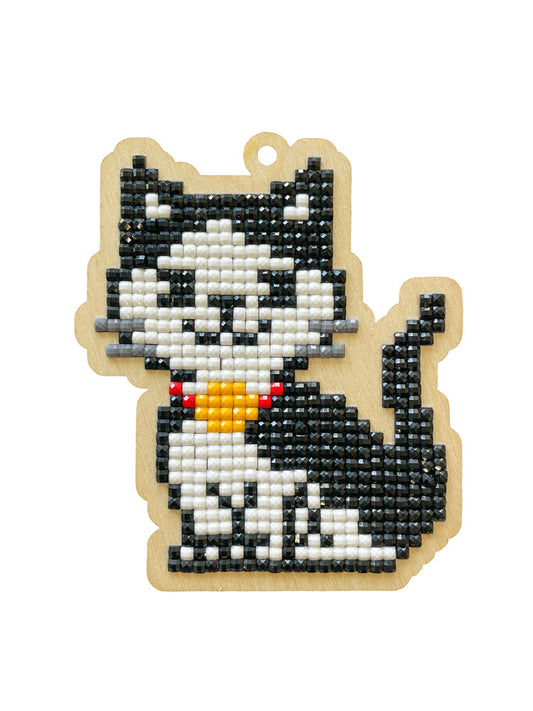 Diamond painting - U0194e - Pendant "Cat Oscar" Image 1