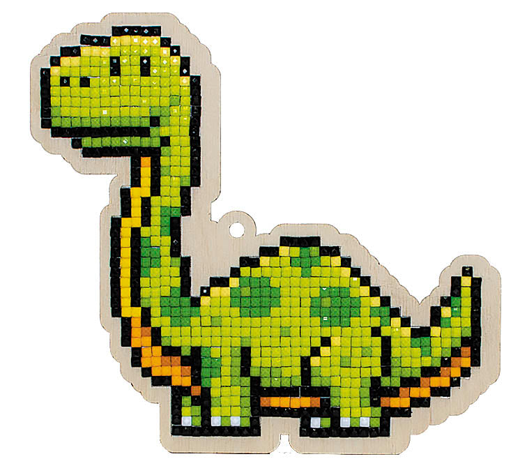 Diamond painting - U0290e - Dinosaur Vega, pendant Image 1