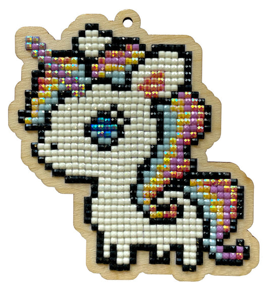 Diamond painting - U0305e - Pendant "Magic Unicorn" Image 1