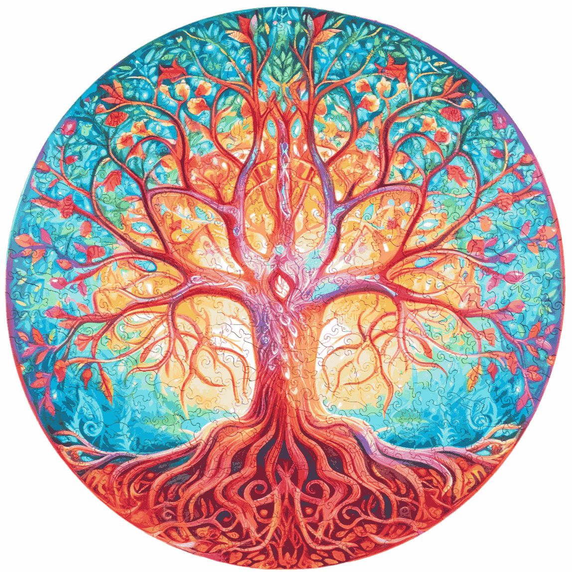 PW024e - Wooden puzzles "Tree of Life" (500pcs)