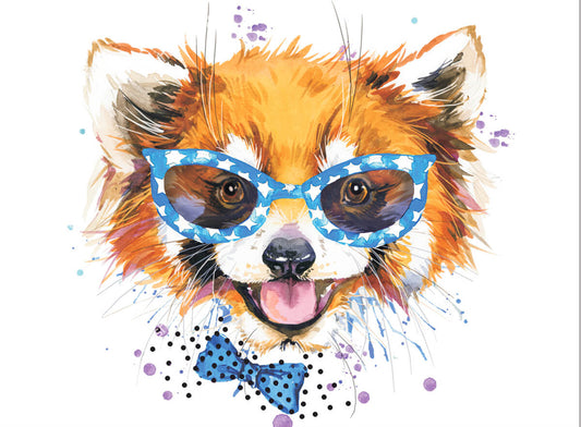 Diamond painting - LG190e - Stylish Red Panda Image 1