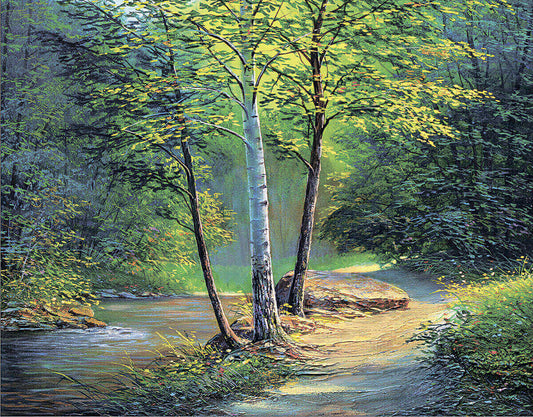 Diamond painting - LG259e - Birches Image 1