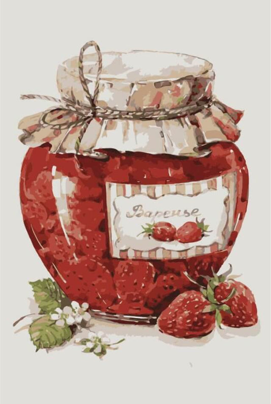 Painting by numbers - MC1068e - Strawberry Jam Image 1