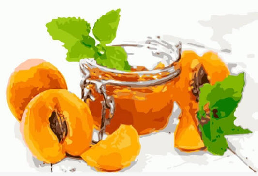 Painting by numbers - MC1072e - Apricot Jam Image 1