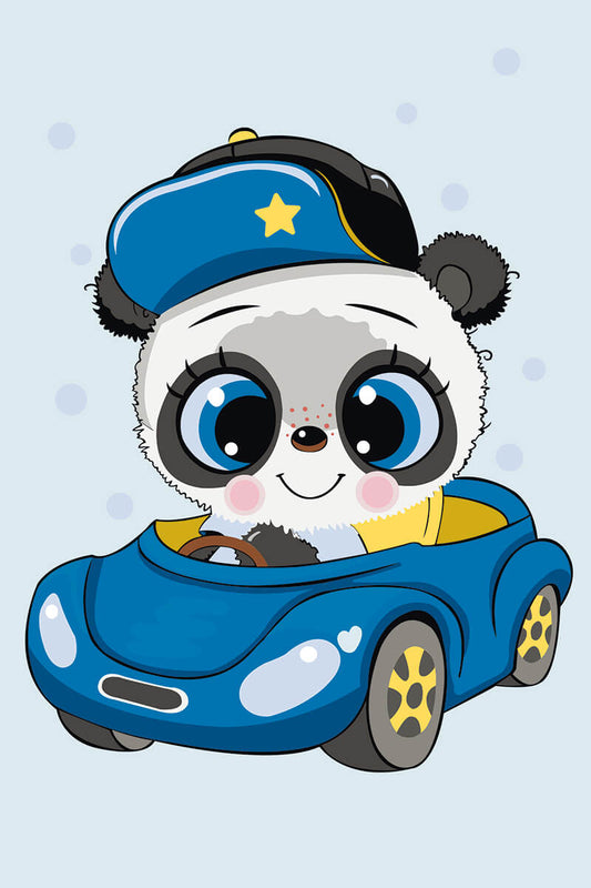 Painting by numbers - MC1099e - Little Panda Image 1