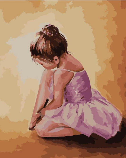 Painting by numbers - MG2055e - Ballerina baby Image 1