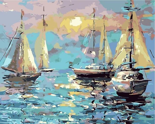 Painting by numbers - MG2092e - Quiet Harbour Image 1