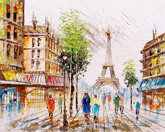 Painting by numbers - MG2163e - Impression of Paris Image 1