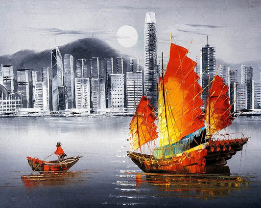 Painting by numbers - MG2164e - Hong Kong by Night Image 1