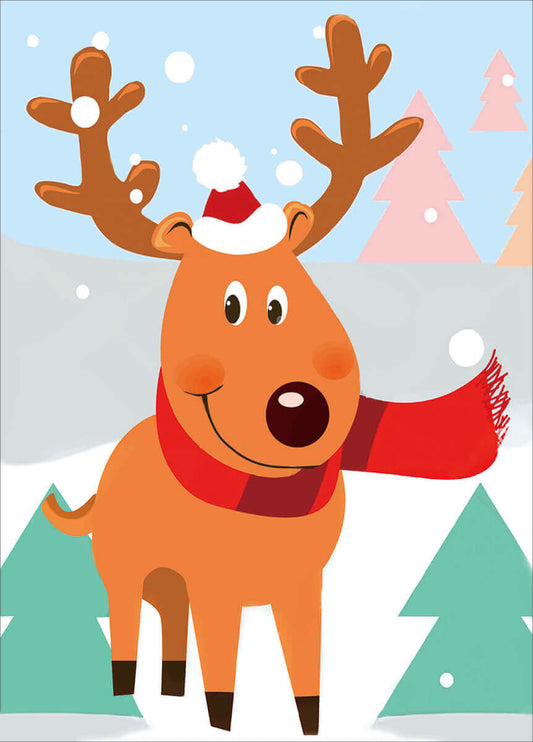 Diamond painting - X018e - Christmas Deer Image 1